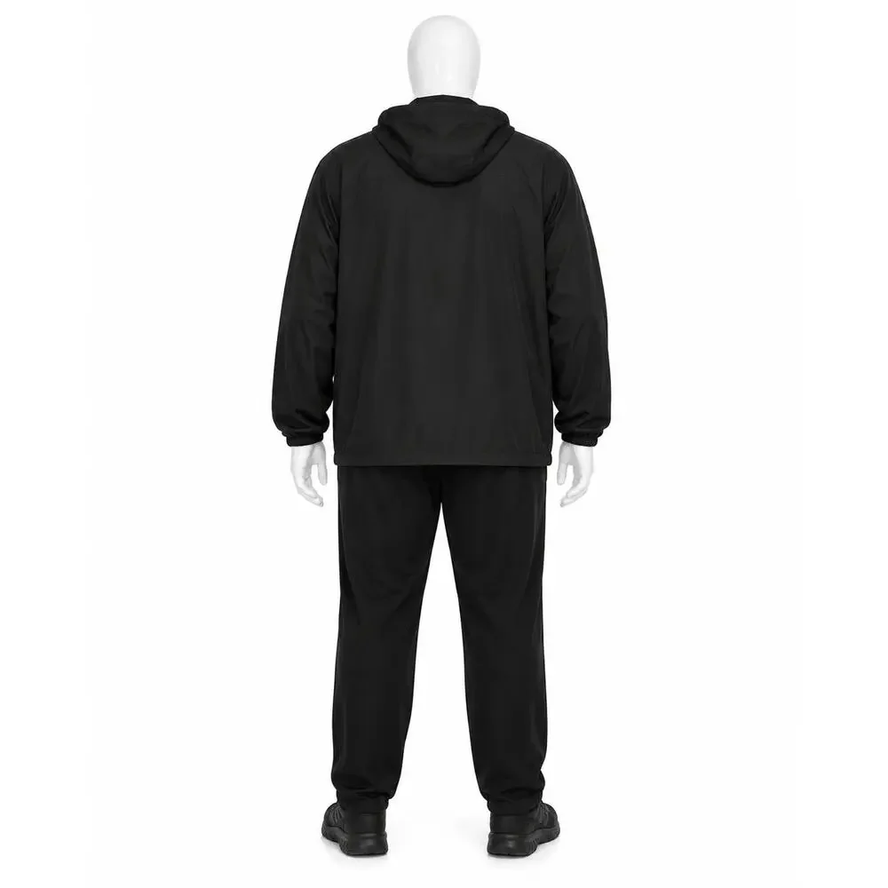 All In Motion Men’s XXXL Black Full-Zip Hooded Jacket Light Weight NWT